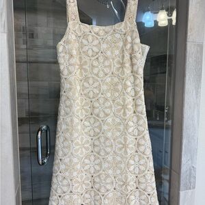 Fifteen Twenty Cream Sleeveless Sundress